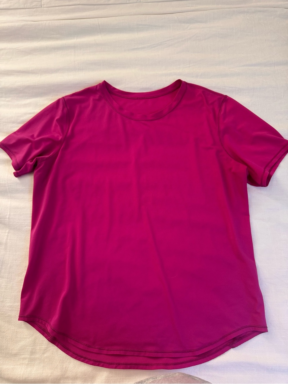 Women’s Lululemon Crewneck Active Tee - Bright Magenta